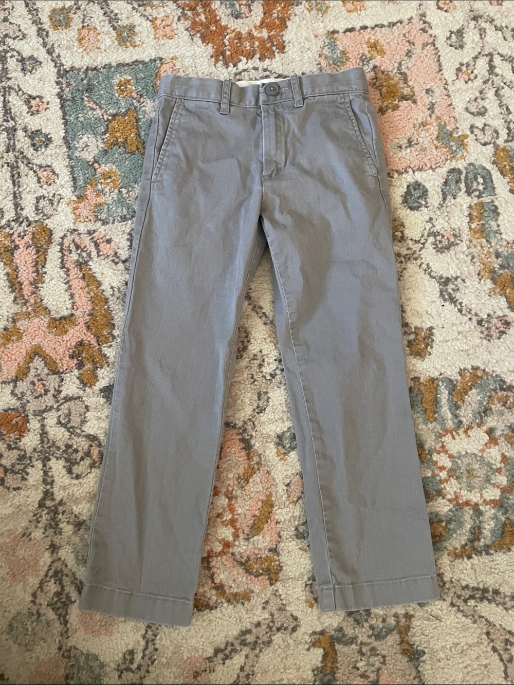 Crewcuts Slim Straight Chino Pants - Gray